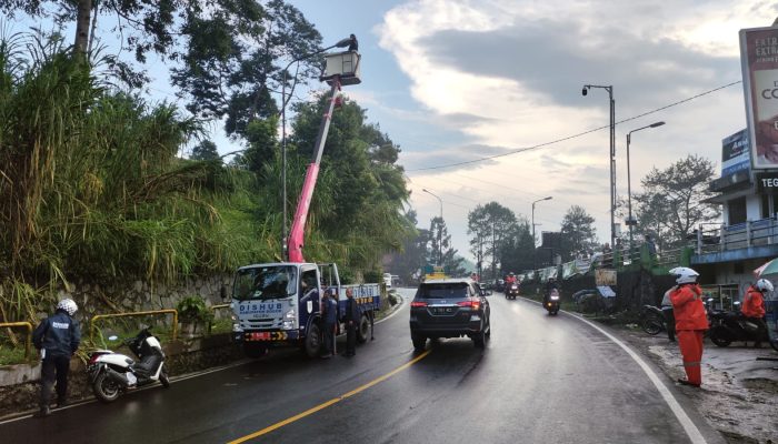 Soal Jalan Gelap di Puncak Bogor, Dishub : PJU Masih Dalam Perbaikan