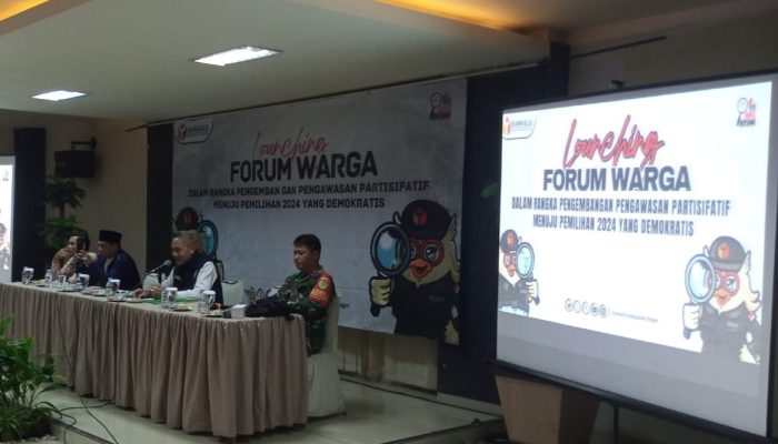 Bawaslu Kabupaten Bogor Luncurkan Forum Warga Sebagai Wadah Pengaduan Warga di Pilkada 2024