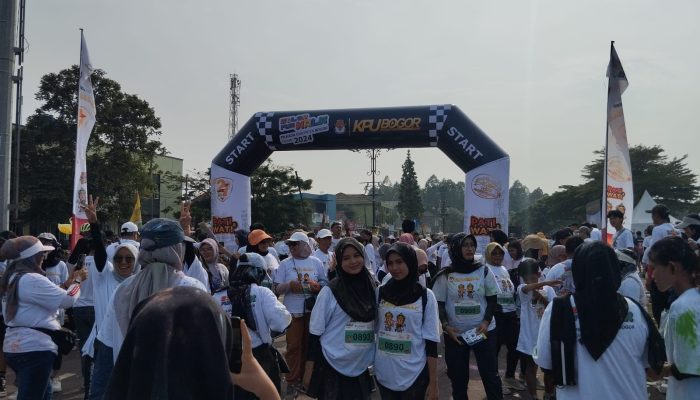 Gelar Color Fun Walk, KPUD Kabupaten Bogor Optimis Pemilih Capai 85 Persen