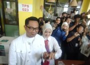 Ridwan Kamil Nyoblos di Bandung, Pastikan Tidak Kurangi Komitmen Membangun Jakarta 