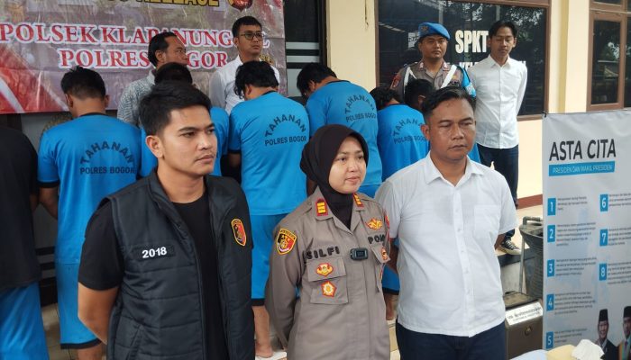 Polisi Tangkap 8 Orang Pelaku Pengoplos Gas di Klapanunggal 