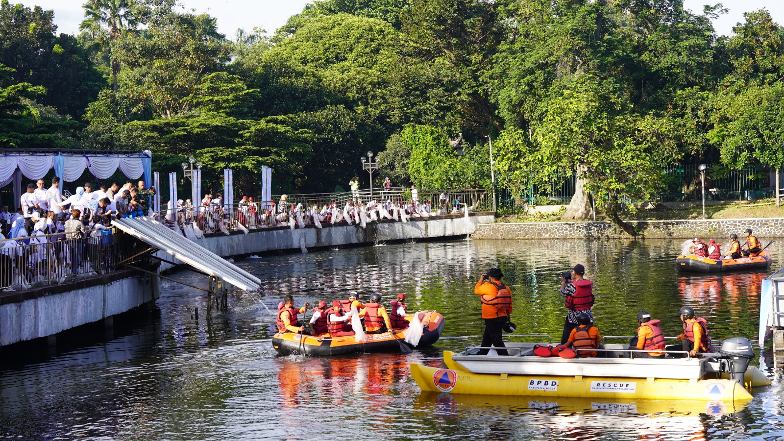 Pemkab Bogor Tebar Ribuan Benih Ikan, Upaya Kendalikan Inflasi dan Jaga Ekosistem