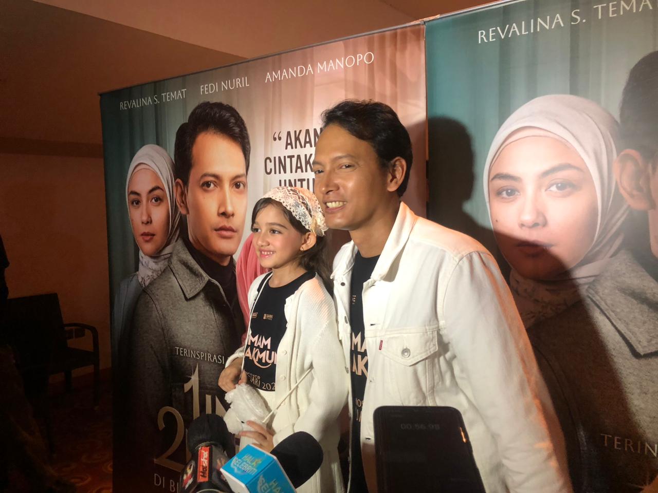 Fedi Nuril Hadiri Nonton Bareng '1 Imam 2 Makmum' di Bogor, Optimis Capai 1 Juta Penonton di 2025