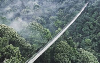 Jembatan Gantung Situ Gunung di Sukabumi Tetap Jadi Primadona Wisatawan