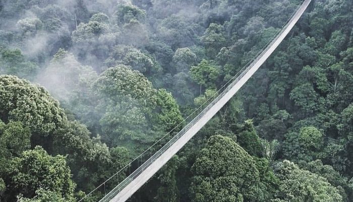 Jembatan Gantung Situ Gunung di Sukabumi Tetap Jadi Primadona Wisatawan