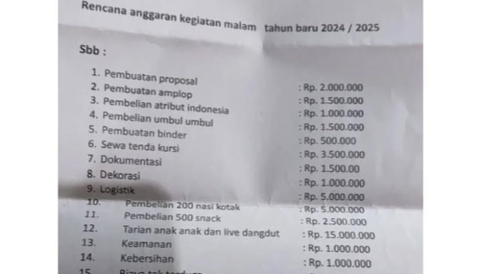 Bikin Netizen Geram, Proposal Ormas Pemuda Pancasila untuk Dangdutan di Tahun Baru Capai Rp44 Juta