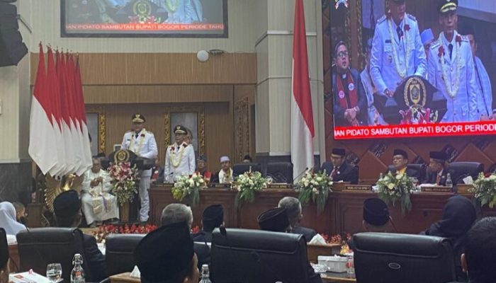 Pidato Perdana Bupati Bogor Era Rudy Susmanto Cetak Sejarah Baru 