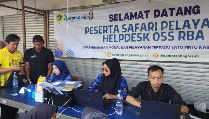 DPMPTSP Kabupaten Bogor Kembali Jemput Bola Penerbitan NIB untuk Bantu UMK