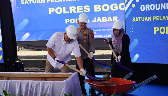 Bupati Bogor dan Kapolres Bogor Resmikan Groundbreaking 10 SPPG untuk Penuhi Gizi Anak Kabupaten Bogor