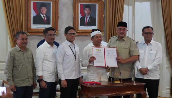 Bupati Bogor Tandatangani MOU Penanganan Banjir Bersama Gubernur Jabar, BBWS dan PSDA