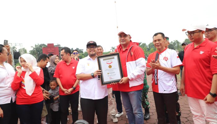 Kabupaten Bogor Pecahkan Rekor Dunia Sajian Talas Kukus Terbanyak