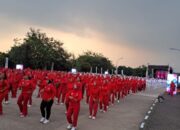80 Menit Bersama Kormi Kabupaten Bogor Sukses di Gelar dalam Senam Malam di Stadion Pakansari !!