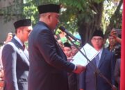 Bupati Bogor Lantik Tiga Pejabat Pimpinan Tinggi Pratama di Alun-Alun Kecamatan Jonggol