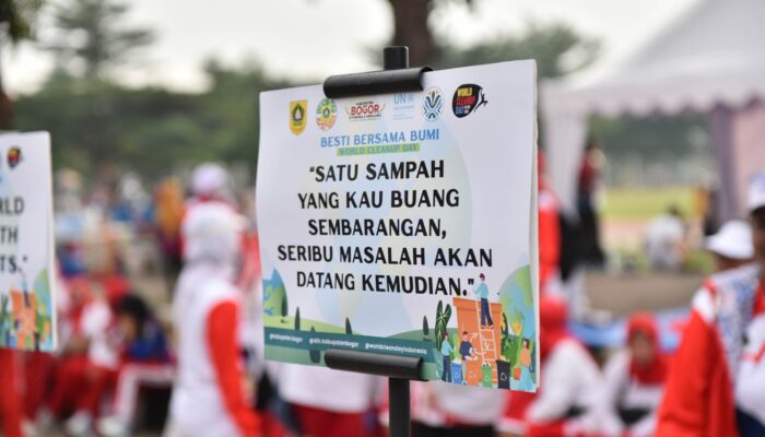 Rudy Susmanto Canangkan Aksi Bersih Serentak di Kabupaten Bogor Menuju Indonesia Bersih 2029