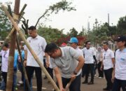 Sastra Winara Dukung Penanaman 1000 Pohon di Gelora Pakansari