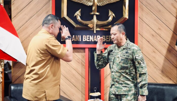 Bupati Bogor Perkuat Sinergi dengan Panglima Kopassus