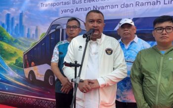 Rudy Susmanto Luncurkan Bus Listrik, Dorong Transportasi Publik Ramah Lingkungan