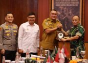 Bupati Bogor Terima Perwira Seskoad, Tekankan Sinergi TNI-Polri Tangani Bencana